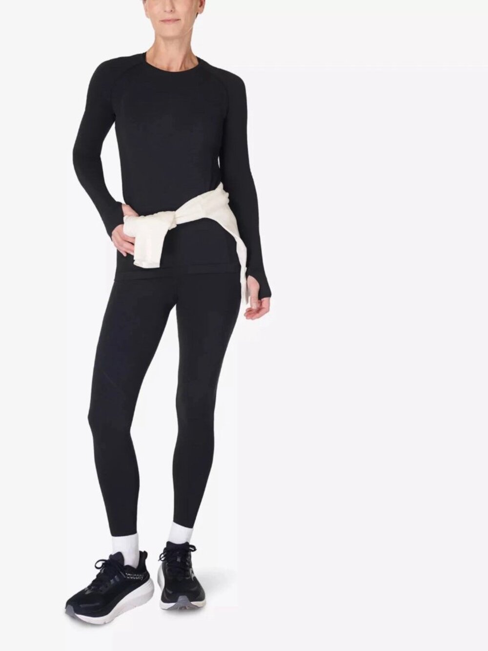 NWT Sweaty Betty Power Workout Leggings Black Size M Full Length